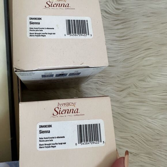 Sienna Collection by Inspirations Bathroom Hardware Accessories Set Black - Picture 9 of 15